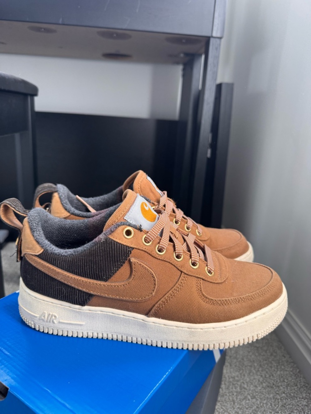 Nike Women’s Sneakers in Brown and Black